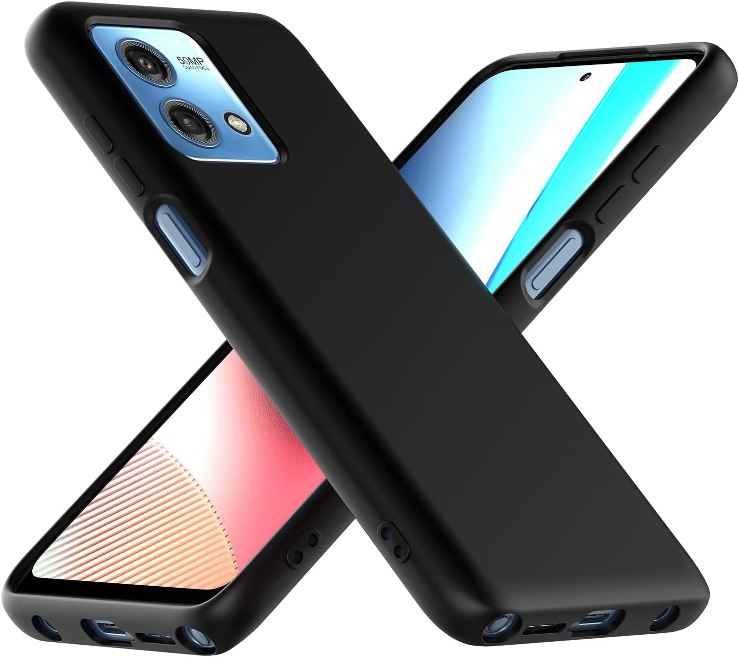 Cresee Case for Motorola Moto G Stylus 4G 2023, Thin Clear Cover with Air-Pocket Corners Slim Fit Shockproof Flexible TPU Phone Case for Moto G Stylus 4G 2023 - Transparent  Cresee Black  