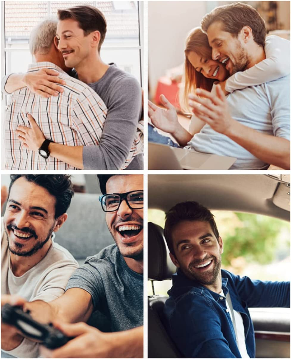 Mens Wallets, Mens Leather Rfid Bifold Wallet with 2 ID Windows, Apple Airtag Wallet Men, Slim Larger Capacity Genuine Leather Money Clip with Gift Box, Fashion Crazy Horse Leather Wallet for Him  AULKZIOV   