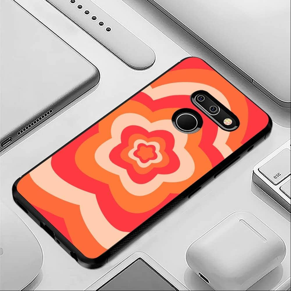 KUAVETO Phone Case for LG G8 Thinq with Flower Tunnels Pattern Impact-Resistant Shock-Proof Suitable for LG G8 Thinq  ZhuoShuangTC   
