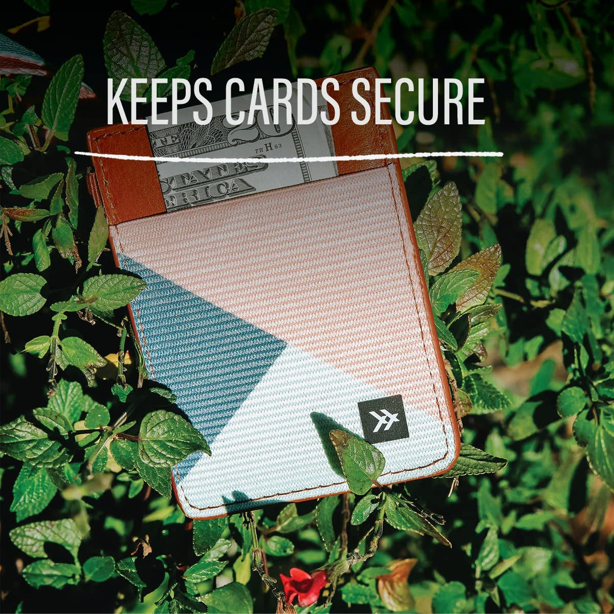 Slim Minimalist Elastic & Leather Vertical Wallet with RFID for Men & Women | Small Credit Card Holder for Front Pocket  Thread Wallets   