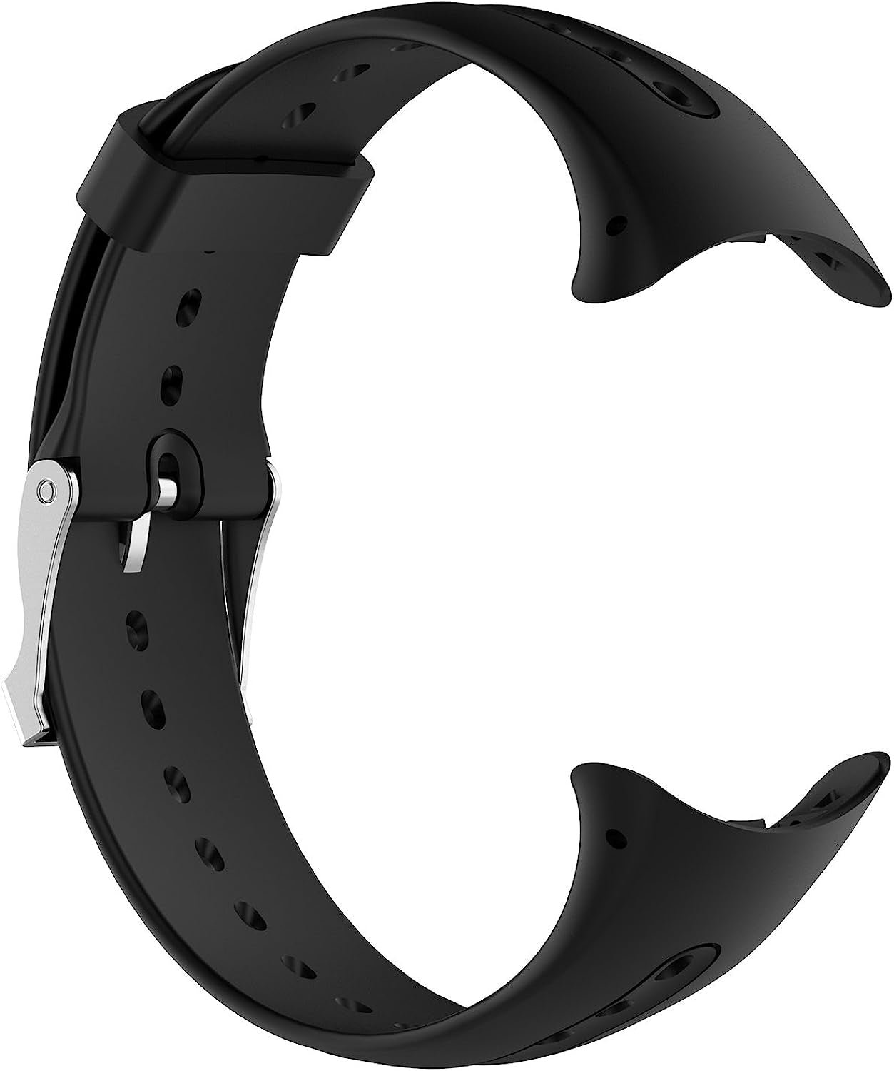 Fitturn Band Compatible with Garmin Swim Watch Bands Replacement Soft Silicone Black Watch Band Sports Strap Wristband Compatible with Garmin Swim Watch  FitTurn   