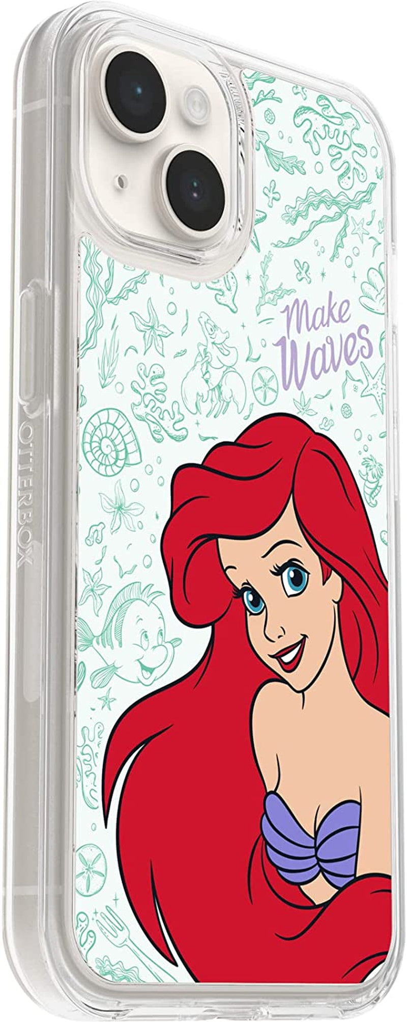 Otterbox Symmetry Series+ Clear Case with Magsafe for Iphone 14 & Iphone 13 - Ariel Waves  OtterBox   