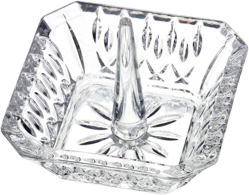 H&D Crystal Ring Holder Dish  H&D Crystal Manufacture CO.,LTD Clear-square  