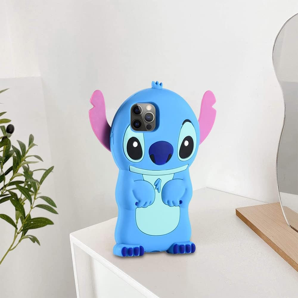 ZCSIBORUI Compatible with Iphone 12 Pro Max Case, 3D Cartoon Silicone Cover, Cute Cartoon Animal Character Cool Shockproof Silicone Protective Shell Skin Case for Iphone 12 Pro Max  ZCSIBORUI   