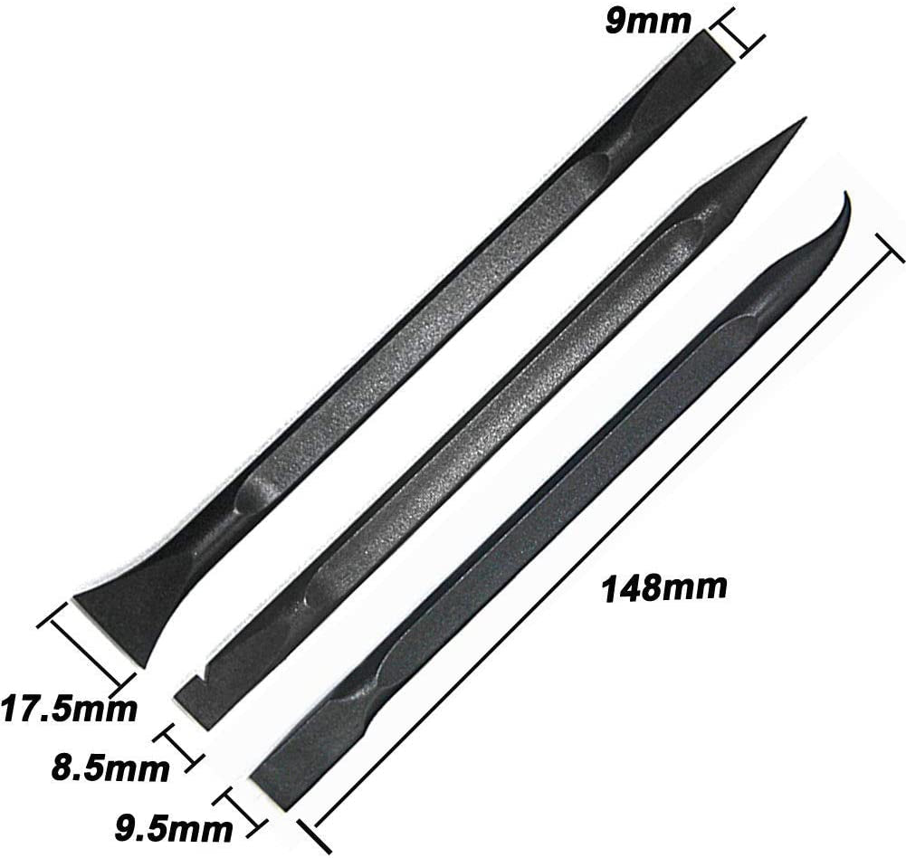 Ewparts 9 Pieces Laptop Pry Tool Kits Mobile Battery Prying Metal Spudger Set Plastic Pry Tool Kit Phone Screen Repair Tools Kit for Computer Electronics Screen Opening Repair Tool Kit  Ewparts   