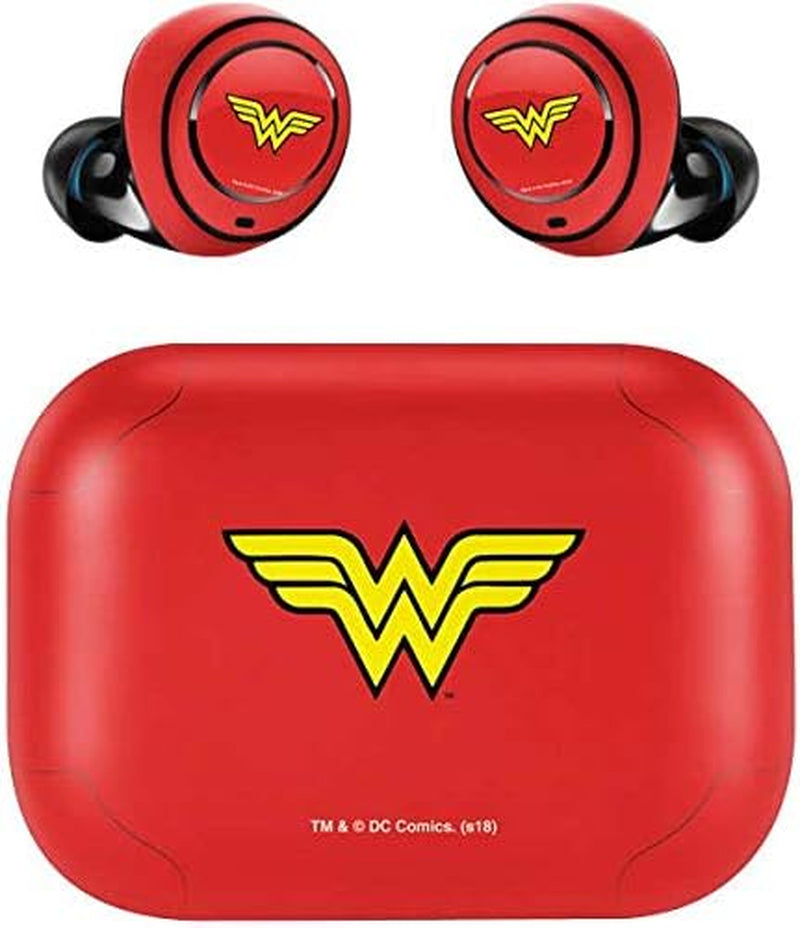 Skinit Decal Skin Compatible with Echo Buds - Officially Licensed Warner Bros Wonder Woman Official Logo Design  Skinit   