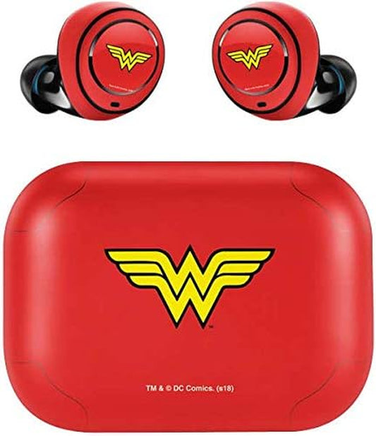 Skinit Decal Skin Compatible with Echo Buds - Officially Licensed Warner Bros Wonder Woman Official Logo Design  Skinit   