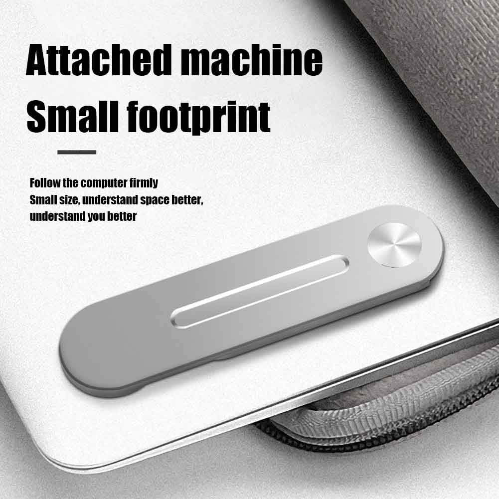 Magnetic Suction Laptop Stand Mount Holder Live Stream Computer Accessorie,Phone Holder Aluminum Shrink Bracket,Studying Working Watching Movie Gaming Doing Live Stream Space Saving  dgyl88   