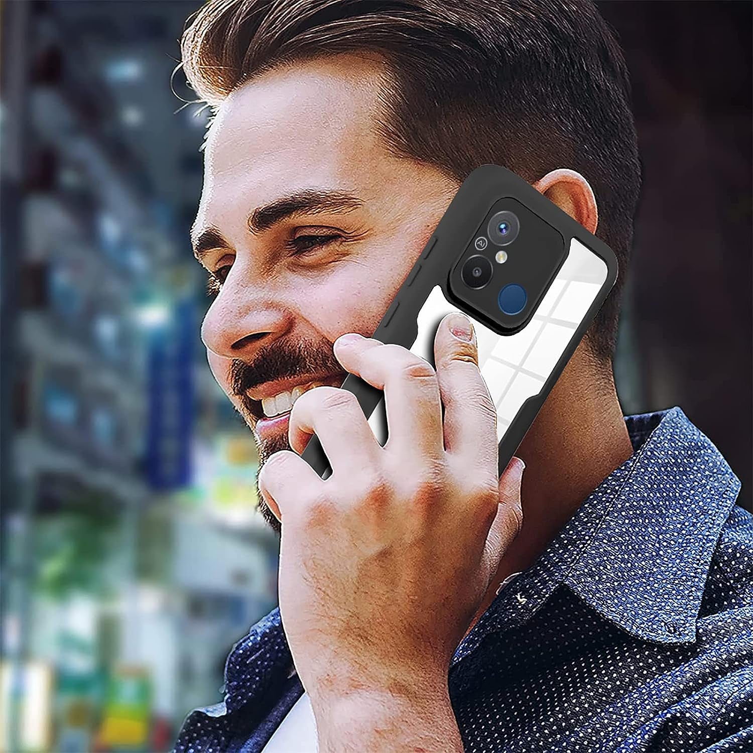 Ccsamll Slim Case for Xiaomi Redmi 12C with Screen Protector, Full Body Clear Soft TPU Rugged Bumper Case Shockproof Phone Cover for Xiaomi Redmi 12C QC Green  CCSmall   