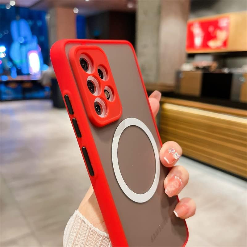 Doowear Galaxy Note 20 Case Magnetic [Support Magsafe Charger] Wireless Anti-Scratch Shockproof Matte Clear Full Camera Protection Slim Thin Phone Cover Case for Samsung Galaxy Note 20 5G-Black  Doowear   