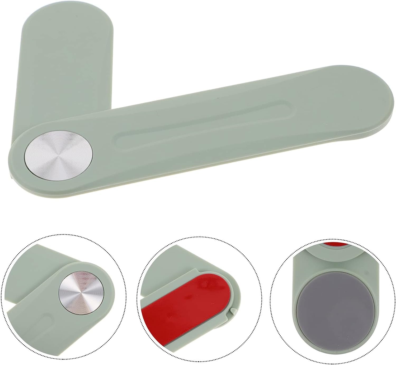 SOLUSTRE 3Pcs Expand Mobile Phone Bracket Magnetic Phone Mount Notebook Holder Laptopp Smartphone Stand Laptop Hands Free Phone Clip Magnetic Phone Holder Laptop Arm for Phone Small Stand  SOLUSTRE   