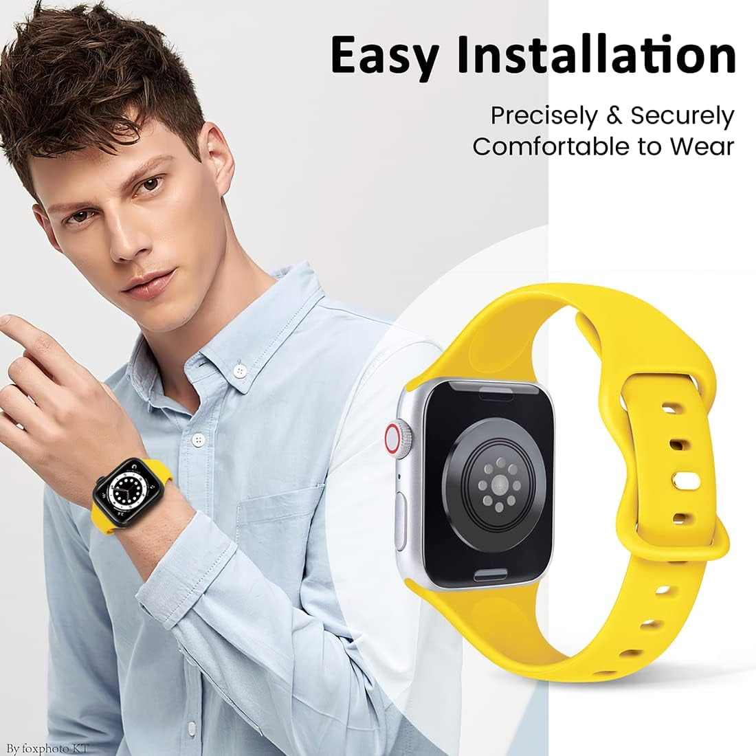 6 Pack Slim Sport Bands Compatible with Apple Watch Band 38Mm 40Mm 41Mm 42Mm 44Mm 45Mm 49Mm,Slim Soft Silicone Waterproof Strap Compatible with Iwatch Series Ultra 8 7 6 5 4 3 2 1 SE Women Men  SIV   