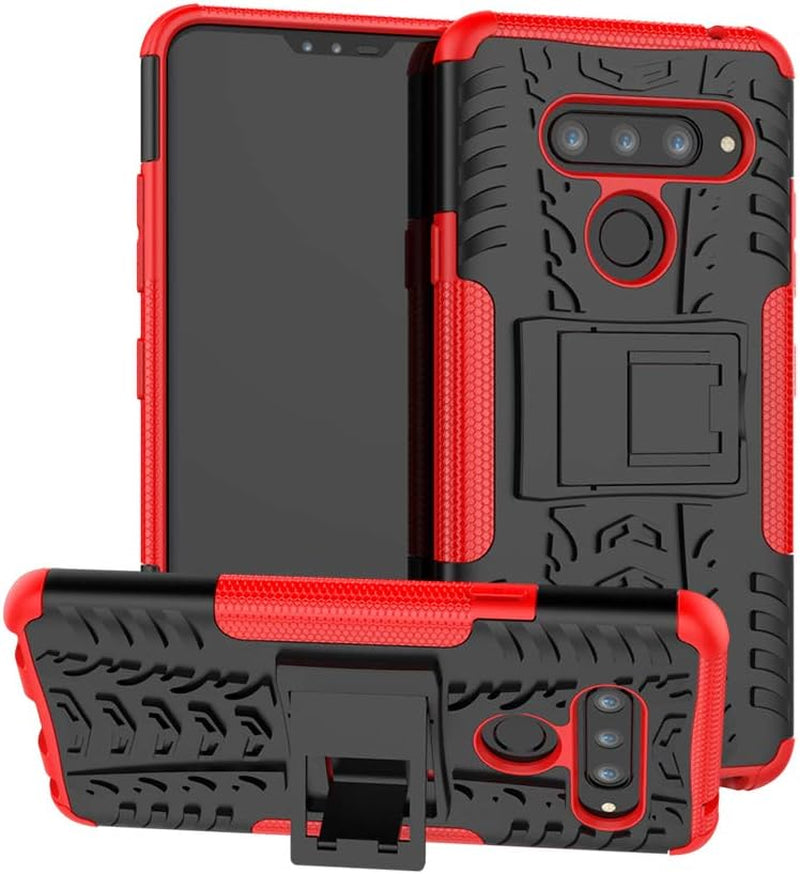 CJ Sunshine LG V40 Thinq Case Detachable PC + TPU Shockproof Tough Rugged Dual-Layer Case Cover for LG V40 Thinq -Green  CJ Sunshine Red For Lg V40 Thinq 