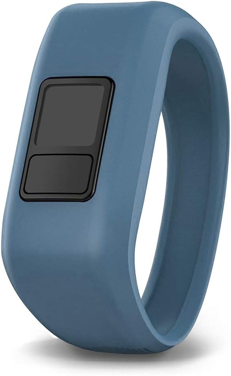 Ibrek for Garmin Vivofit Jr/Jr 2/3 Bands, Silicon Stretchy Replacement Watch Bands for Kids Boys Girls Small Large(No Tracker) (3 Pack: Transparent Pink&Teal&Lavender, Small)  iBREK Slate Small 