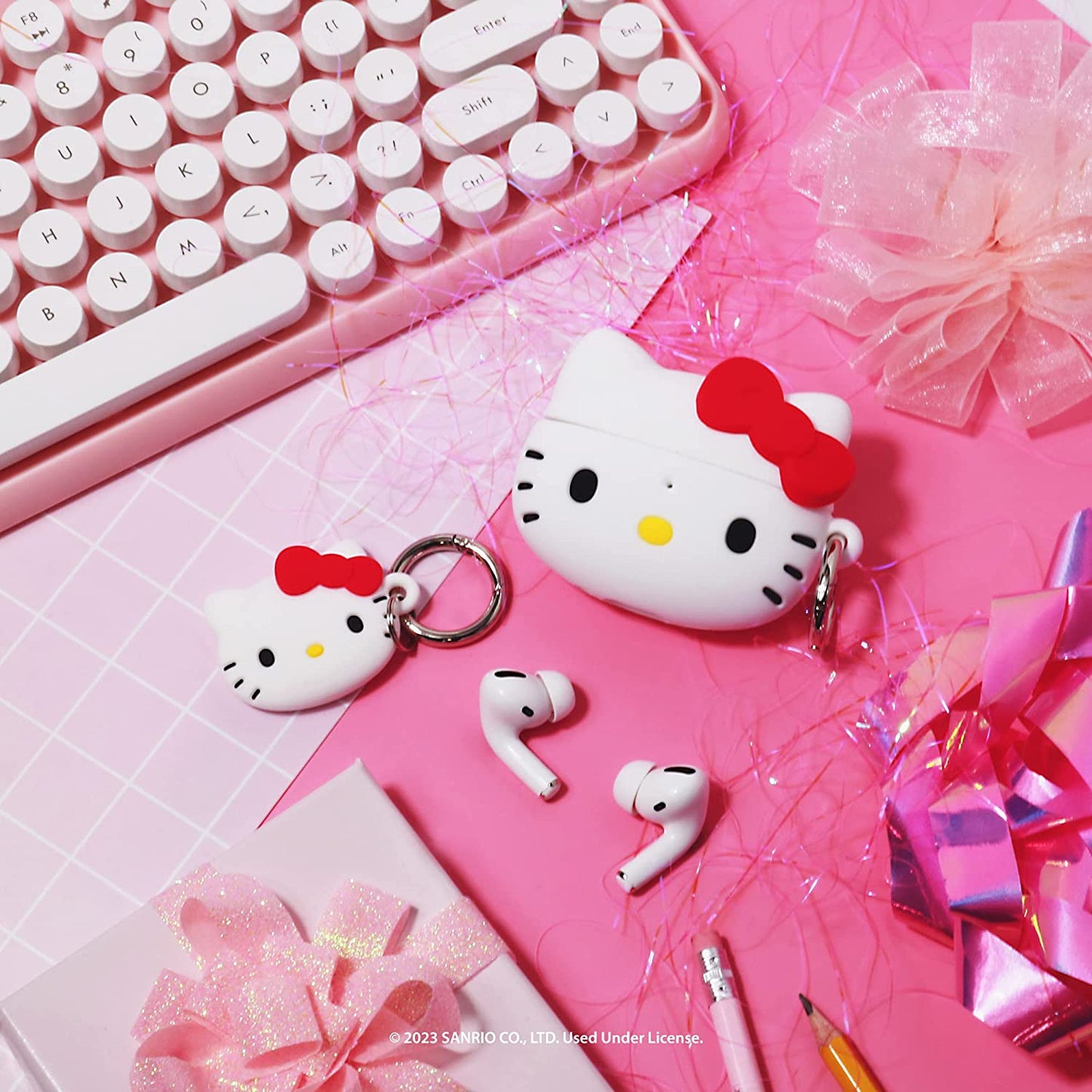 Iface Hello Kitty and Friends Cute Airpods Pro 2 Case Compatible with Airpods 2Nd Gen Pro - Cute Silicone Protective Cover [Carabiner Clip Included] [Wireless Charging Compatible] – Hello Kitty  iFace   