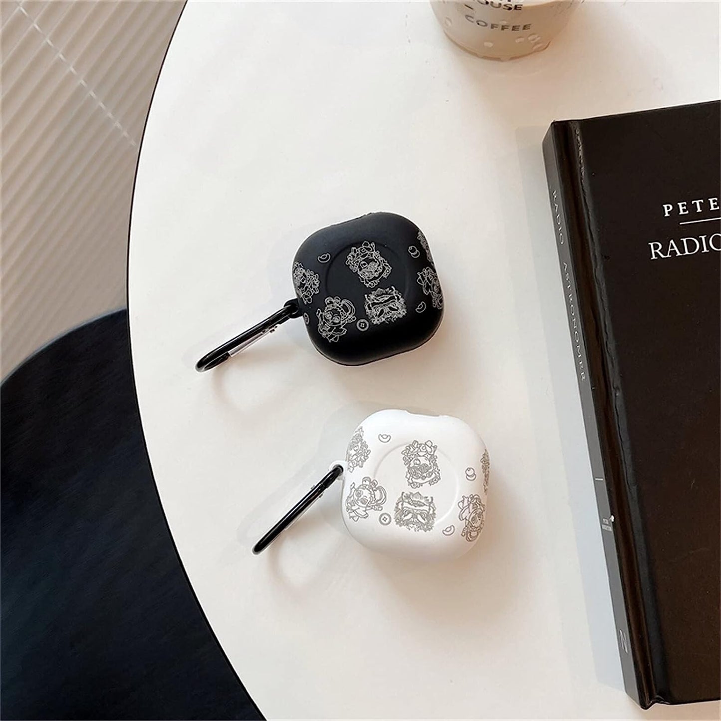 CASEVERSE Case for Samsung Galaxy Buds2 Pro/Buds 2 /Buds Pro/Buds Live with Keychain, Soft TPU Cool Lion Head Protective Covers for Girls Boys Teens  CASEVERSE   