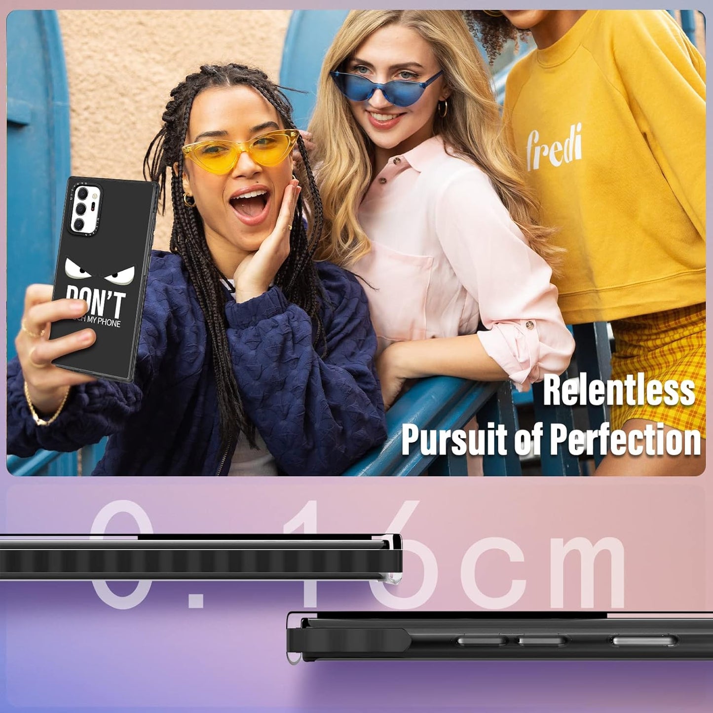 Ulirath for Samsung Galaxy Note 20 Ultra 6.9" Case Cartoon Dont Touch My Phone Designer Pattern Cover Cool Funny for Girly Girls Kids Boys Bumper Soft Protective Phone Cases for Galaxy Note 20 Ultra  Ulirath   