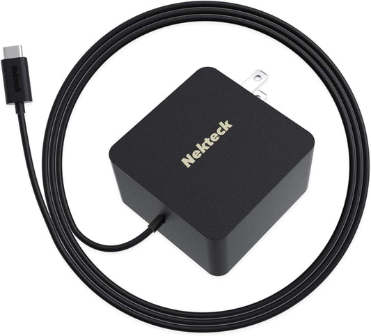 Nekteck 45W USB-C Charger with Attached 6Ft Long Cable, PD.3[USB-IF Certified], Compact Super Fast Charger Type C for Macbook, Dell XPS, Surface Go, Iphones, Galaxy(Not Ideal for Note10/S10/10+Pps)  Nekteck   