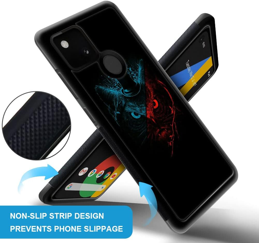 CARLOCA Case Compatible with Google Pixel 4A 5G Case,Gentleman Owl Case for Google Pixel 4A 5G Boys Men,Anti-Scratch Soft TPU Case for Google Pixel 4A 5G Case 6.2-Inch Gentleman Owl  CARLOCA   