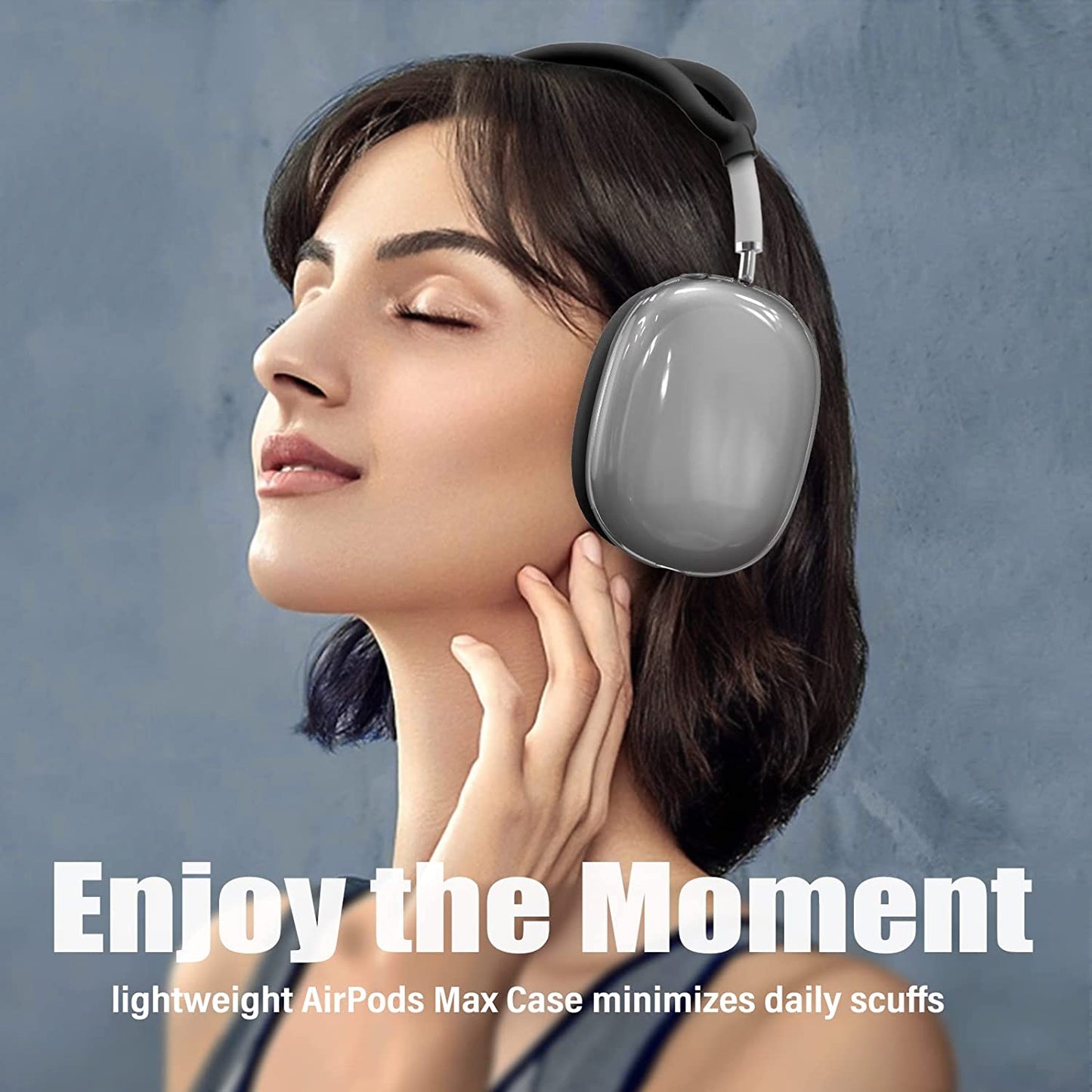 【3 in 1】 Case Cover for Airpods Max Headphones, Anti-Scratch Sweat-Proof Ear Pad Covers/Ear Cups Cover/Headband Cover Protectorfor Apple Airpods Max - Black.  Galafoki   