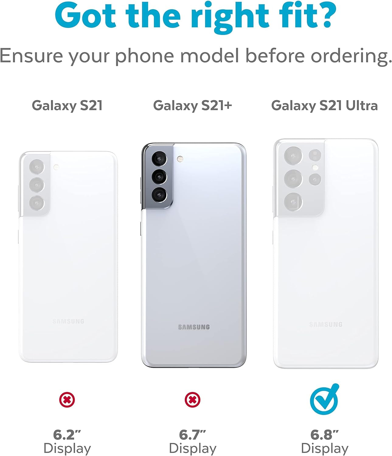 Speck Products Presidio Perfect Clear Samsung Galaxy S21+ 5G Case, Clear/Clear  Speck Products   