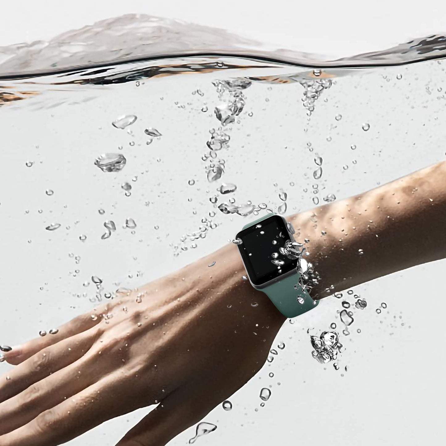 SNBLK [14 Pack] Compatible with Apple Watch Band 38Mm 40Mm 41Mm 42Mm 44Mm 45Mm 49Mm for Women Men, Soft Silicone Wrist Bands Sport Strap Compatible for Iwatch Series 8 7 6 5 4 3 2 1 SE Ultra  SNBLK   