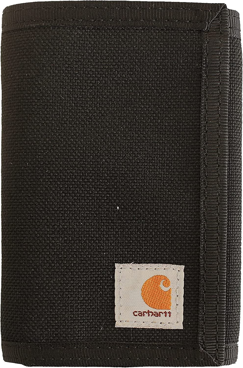 Carhartt Men'S Trifold, Durable Wallets, Available in Leather and Canvas Styles  Signature Products Group (SPG) Extremes Canvas (Black)  