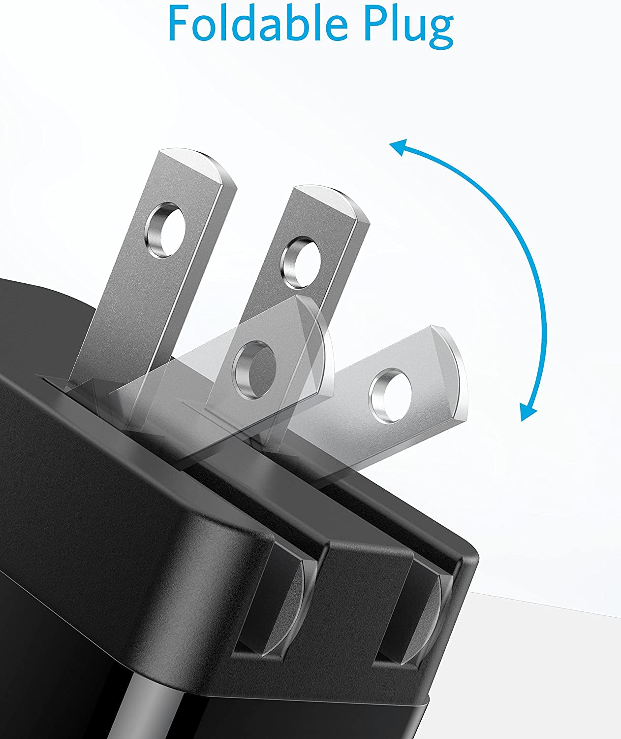 Quick Charge 3.0, Anker 18W 3Amp USB Wall Charger (Quick Charge 2.0 Compatible) Powerport+ 1 for Wireless Charger, Galaxy S10E/S10/S9/S8/Plus, Note 9/8, LG V40/V30+, Iphone, Ipad and More  Anker   