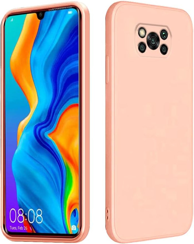 Wousunly Compatible with Poco X3 Pro Case Silicone Liquid Dark Green, Soft Smooth Touch Xiaomi Poco X3 NFC Phone Case Silicone Shockproof Thin Cover (Xiaomi Poco X3 Pro, Blue)  Wousunly Camellia Xiaomi Poco X3 Pro 