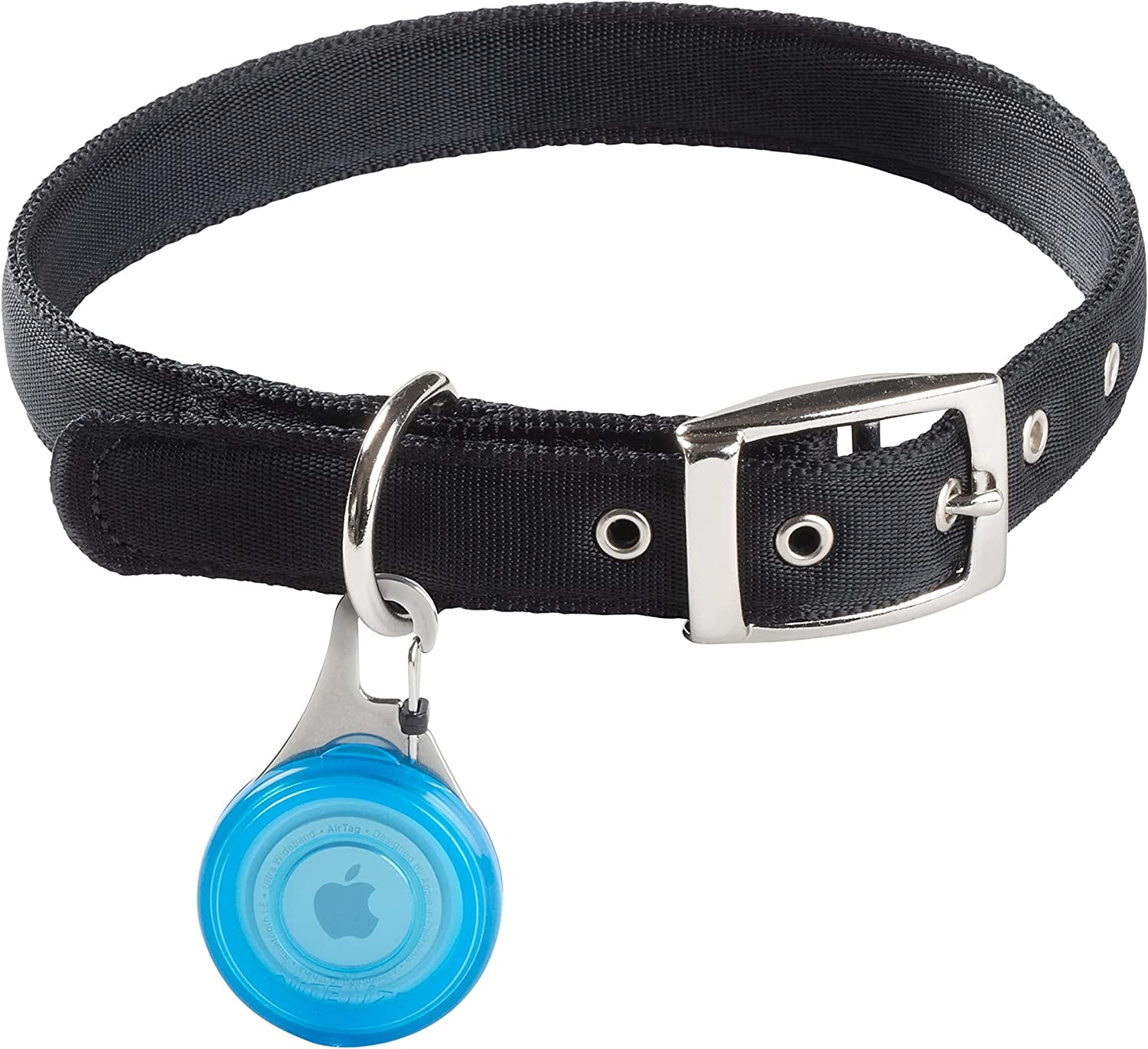 Nite Ize, Inc. WATP-03T-R6 Nite IZE Wearabout Clippable, Apple Airtag Locking Carabiner for Pets, Blue Tracker Holder  Nite Ize, Inc.   