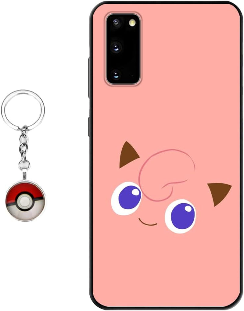 Starrycase Compatible with Samsung Galaxy S21 plus Case Anime Cute Design Soft Silicone Animation Cartoon Kawaii Cool Case for Samsung Galaxy S21 plus (With Figure Keychain)  Starrycase Case 12 Samsung Galaxy A51 5G 