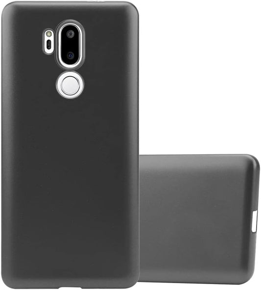 Cadorabo Case Compatible with LG G7 Thinq in Metallic Grey - Shockproof and Scratch Resistant TPU Silicone Cover - Ultra Slim Protective Gel Shell Bumper Back Skin  Cadorabo   