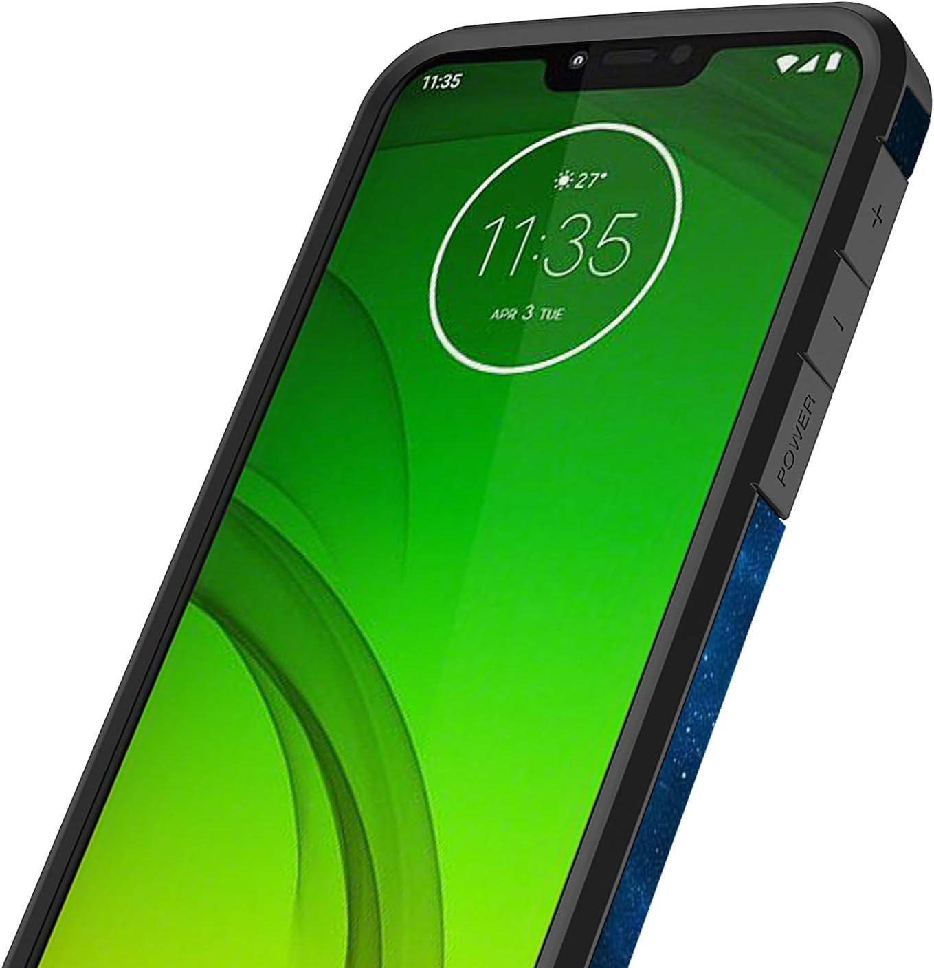 Sofer for Moto G7 Power Case, Moto G7 Supra Case, Hybrid Drop Protection Sleek Slim Dual Layer Shockproof Colorful Graphic Armor Case for LG Moto G7 Power/Supra (Galaxy Mandala)  Sofer   