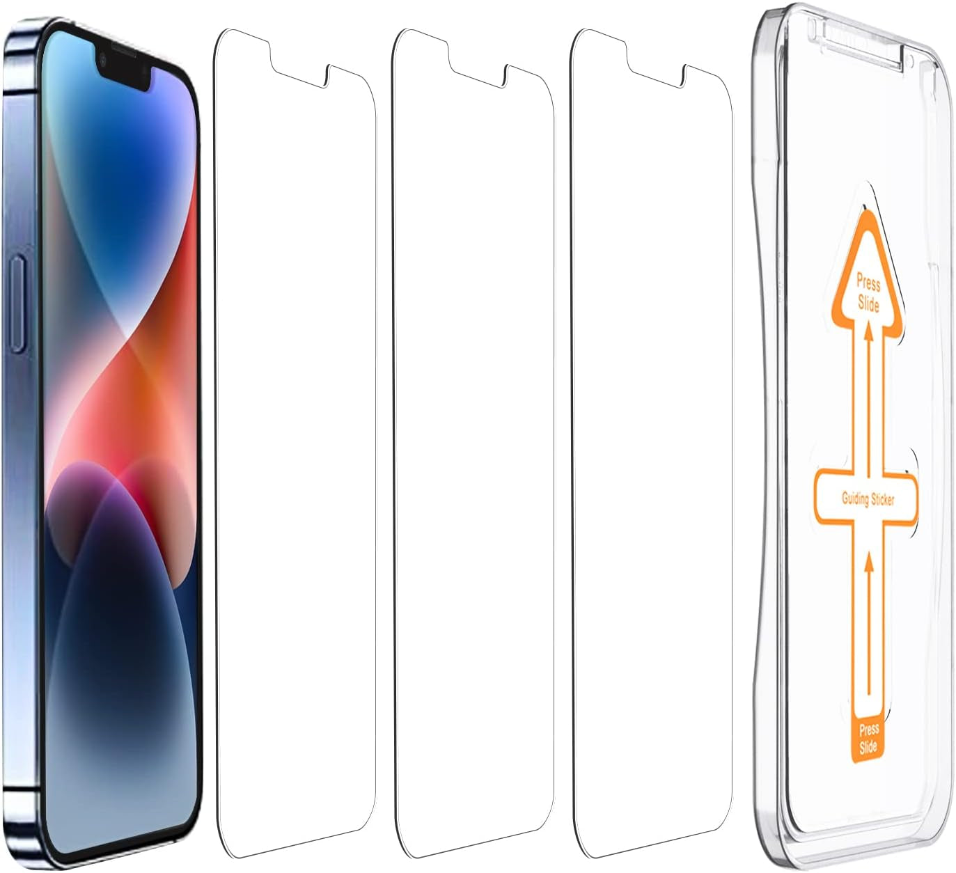 PULEN 2 Pack Privacy Screen Protector for Iphone 12 Mini (5.4-Inch) + 2 Pack Camera Lens Protector,[Anti-Spy] [Anti-Scratch] Case Friendly 9H Hardness Tempered Glass  PULEN Transparent Iphone 14 6.1-Inch 