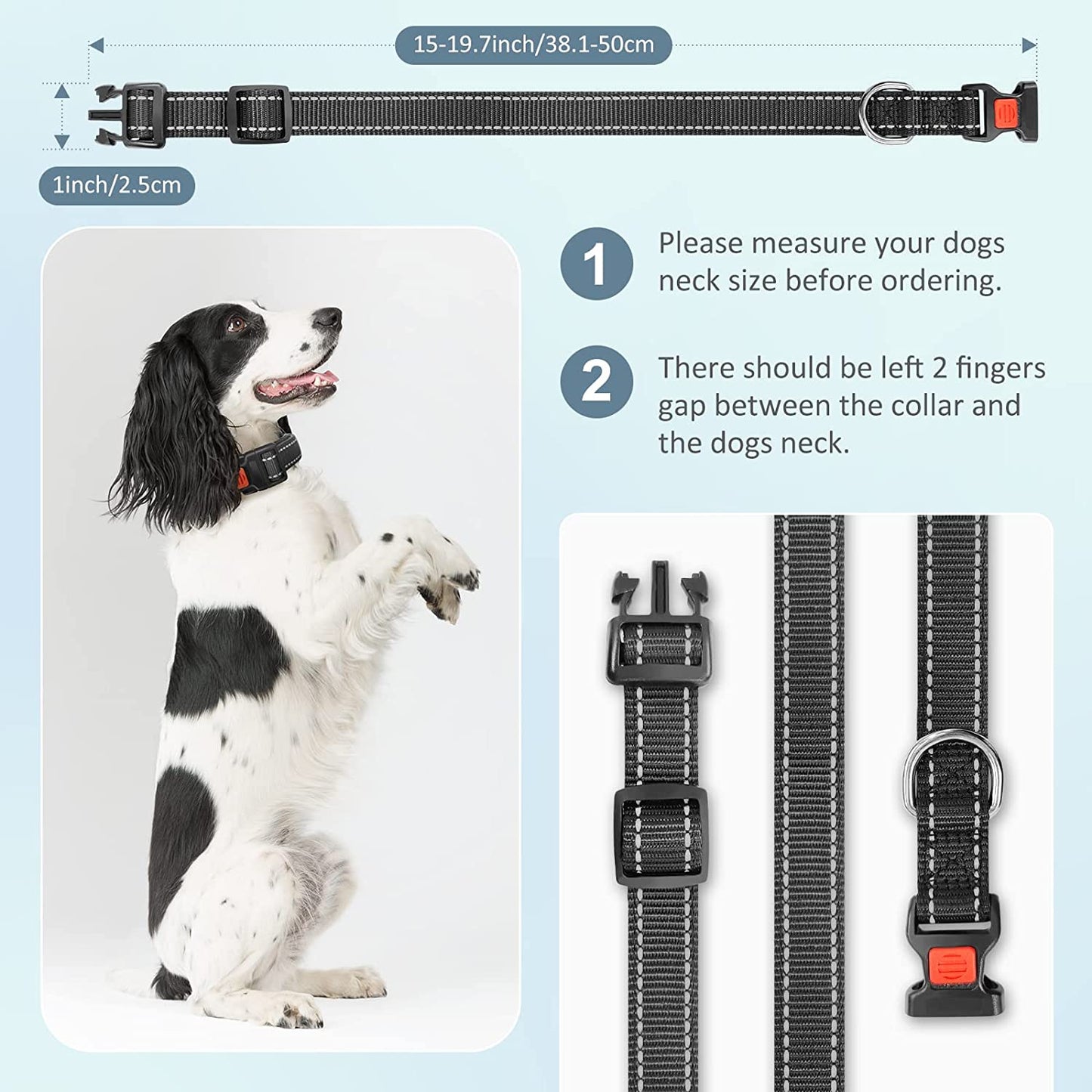 Modopet Airtag Dog Collar Holder Compatible with Apple Airtag GPS, with Adjustable Dog Collar for Small Medium Dogs, 2 Pack Airtag Protective Case  ModoPet   