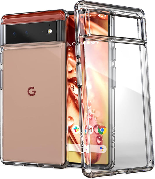Crave Clear Guard for Pixel 6 Case, Shockproof Clear Case for Google Pixel 6  Crave   