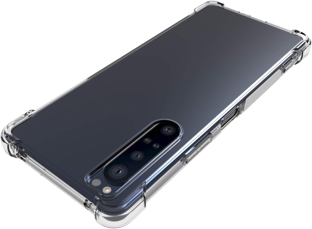 USTIYA Case for Sony Xperia 1 II Clear TPU Four Corners Protective Cover Transparent Soft Funda  Shenzhen Jinyi Technology Co., Ltd.   