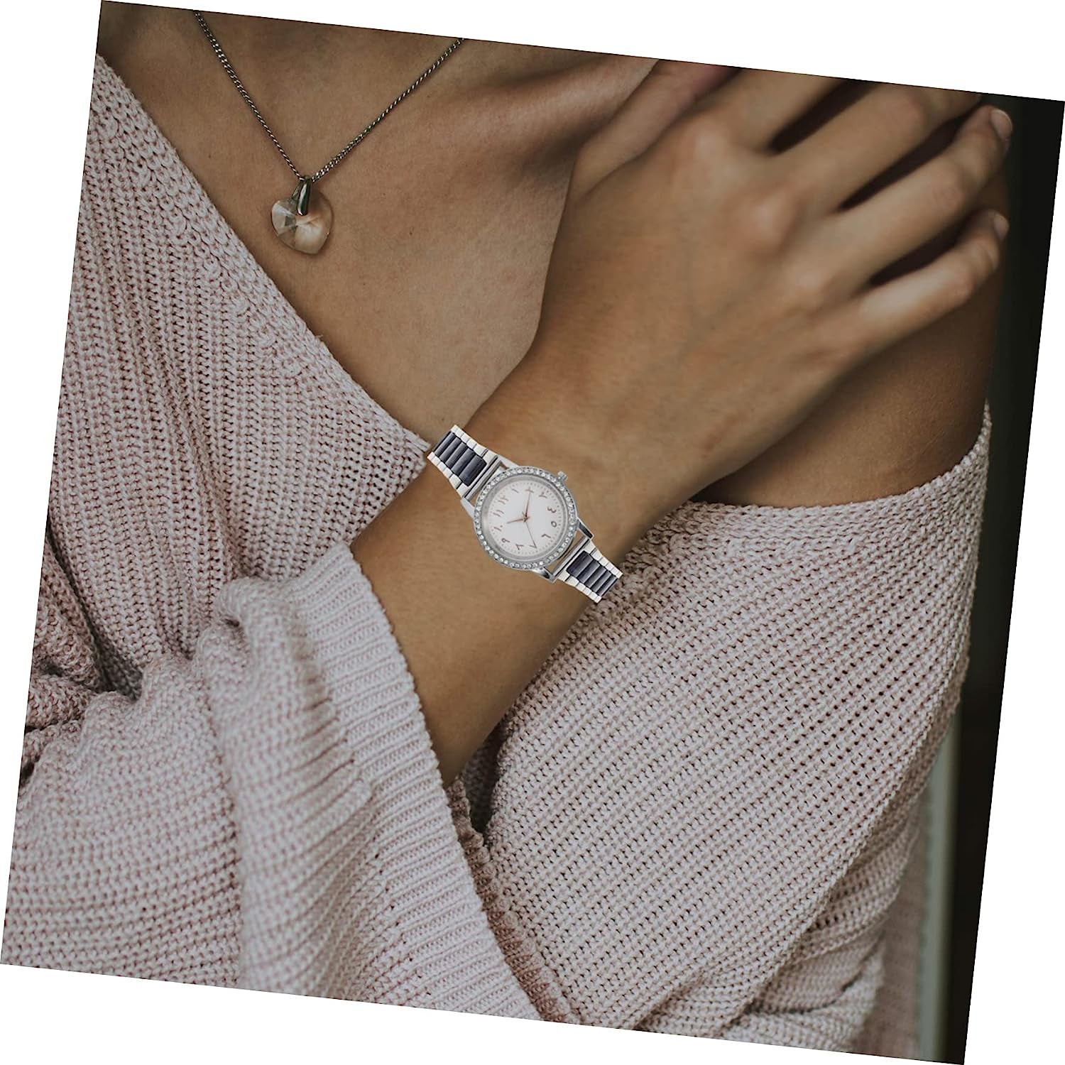 UKCOCO 2Pcs Skid Stainless Men Business Anti- Gift Anti-Skid Belt Accessory Watchband Anti-Slip for Replaceable Metal Band Watch Strap Slip  UKCOCO   