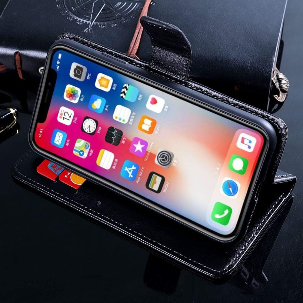 Phone Case for Sony XA1 Ultra,Smooth Leather Flip Wallet Case with Card Slot,Stand Holder and Magnetic Closure,Sony XA1 Ultra Leather Case Cover  SJK-MKS   