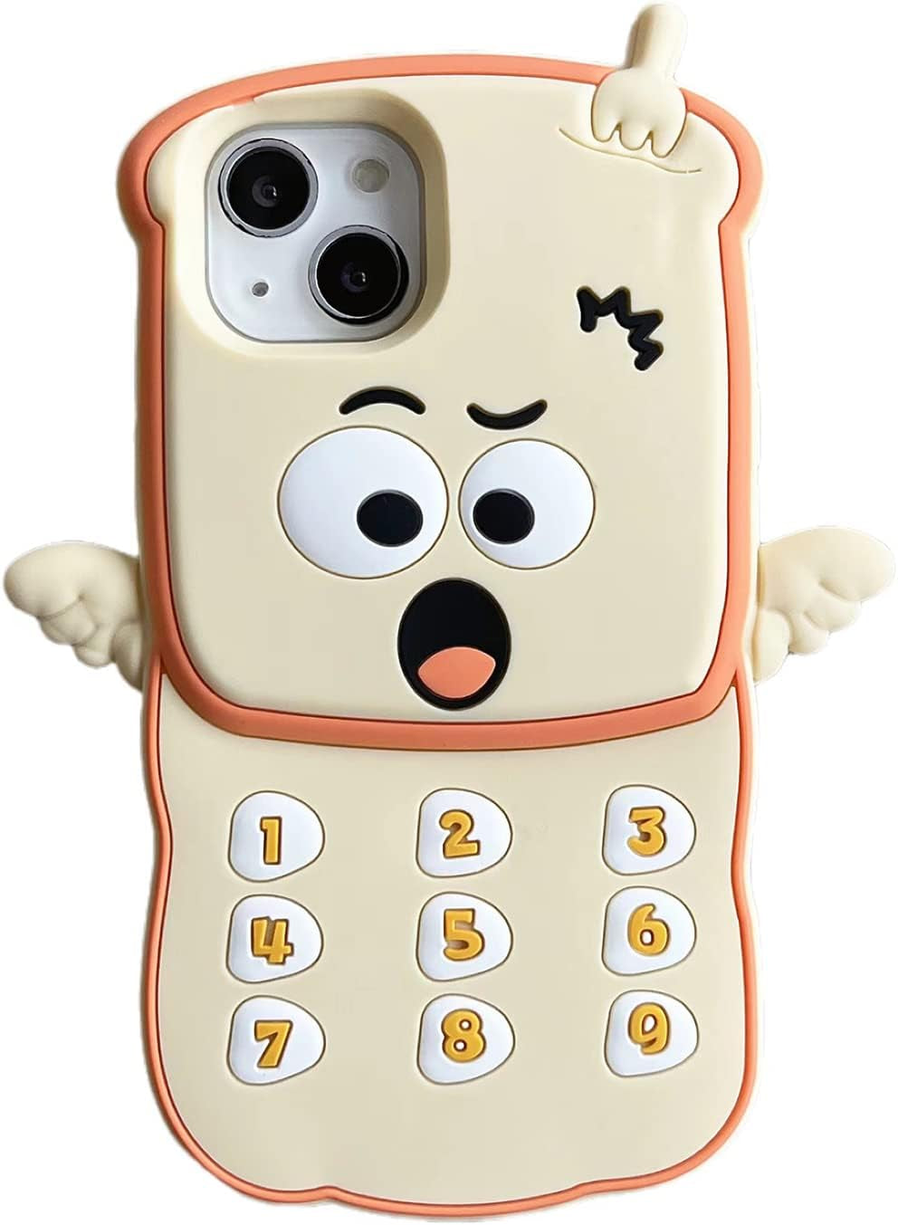 YAKVOOK Kawaii Phone Cases for Iphone 12/12 Pro,Cute Cartoon Cookies Bear Phone Case with Bubble Tea Phone Case 3D Iphone 12/12 Pro Case Soft Silicone Shockproof Cover for Women Girls  Yatchen Toast Retro Phone Iphone 13 Pro Max 