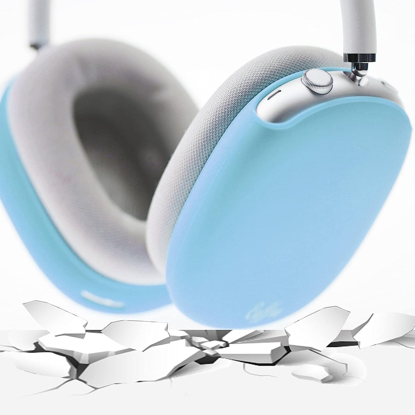 Coffee Compatible with Apple Airpods Max Case Cover Protective Silicone Case for Airpods Max Headphones (Nightglow Blue)  Coffea   