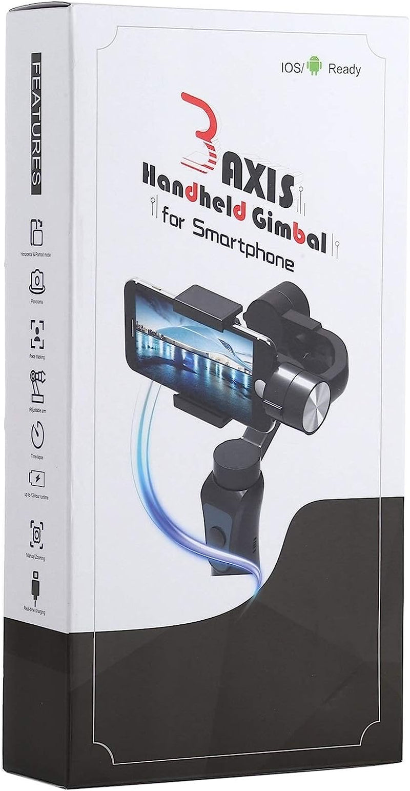 HUIFANGBU S5 Three-Axis Handheld Gimbal Mobile Phone Smart Anti-Shake Camera Panoramic Stabilizer  HUIFANGBU   