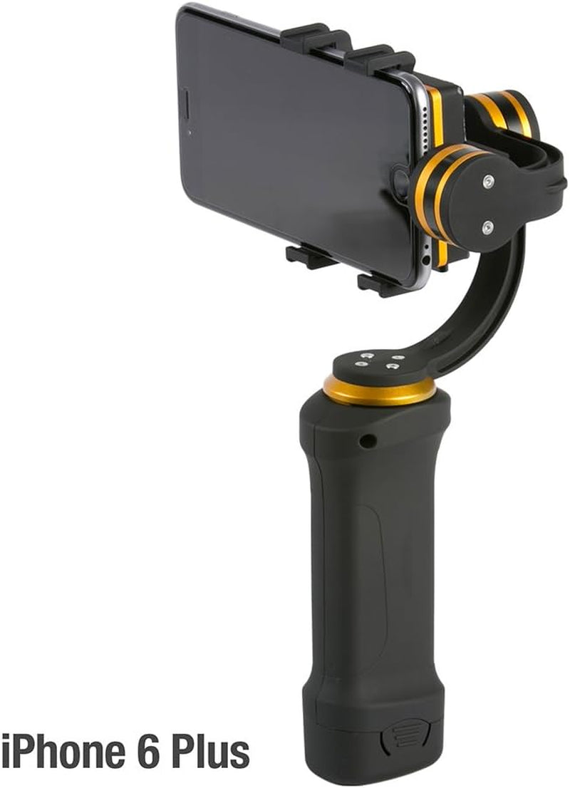 Ikan FLY-X3-PLUS 3-Axis Smartphone Gimbal Stabilizer Includes Gopro, Small and Larger Gimbal Cradles  Ikan   