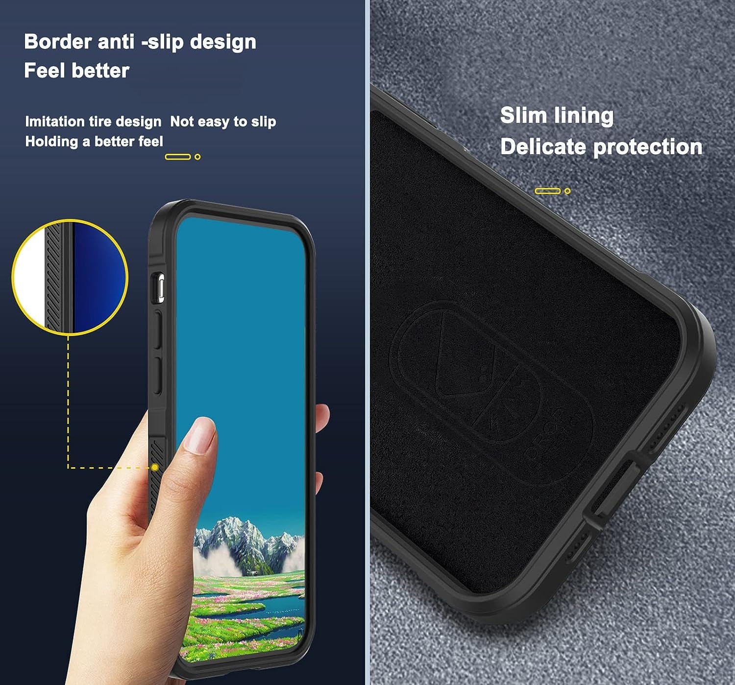 Tiwinxing Case Compatible with Oneplus Nord N30 5G Case Shockproof, Soft TPU Slim Oneplus Nord N30 5G Case for Women Men Anti-Scratch Protective Phone Case (Black)  Tiwinxing   