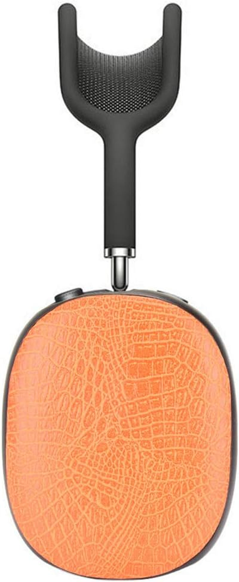 DAYJOY Leather Case Compatible with Airpods Max, Crocodile Pattern Leather Protective Case Cover for Airpods Max (Orange)  DAYJOY   
