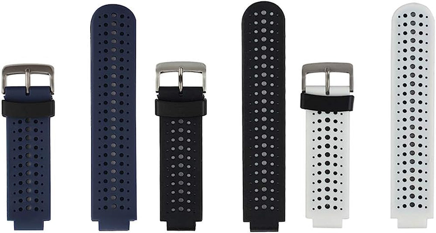 Honecumi Bands Compatible with Garmin Approach S20/ S5/ S6/Forerunner 220/230/ 235/235Lite/ 620/630/ 735/735XT Smart Watchband Wrist Band Strap for Men Women,Soft Silicone Colorful Band Accessory  honecumi   