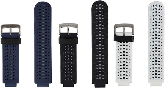 Honecumi Bands Compatible with Garmin Approach S20/ S5/ S6/Forerunner 220/230/ 235/235Lite/ 620/630/ 735/735XT Smart Watchband Wrist Band Strap for Men Women,Soft Silicone Colorful Band Accessory  honecumi   