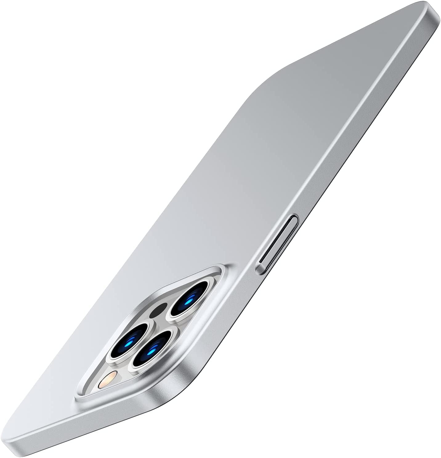 TORRAS Slim Fit Designed for Iphone 14 Pro Max Case 6.7 Inch, Ultra-Thin 14 Pro Max Case 2022, Lightweight Hard PC Cover Phone Cases for Iphone 14 Pro Max Phone Case Blue, Originfit  TORRAS Snow Silver  