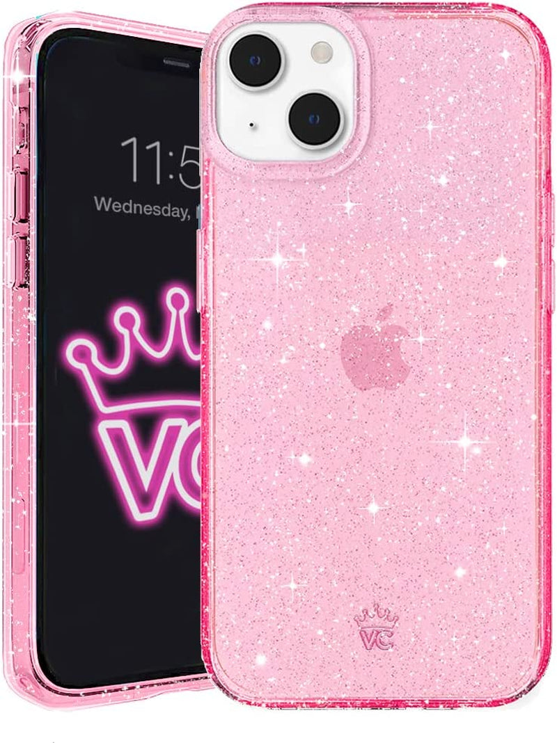 Velvet Caviar X Bratz Designed for Iphone 14 Pro Max Case for Women [8Ft Drop Tested] Cute Protective Bratz Dolls Accessories Phone Cases - Clear Glitter  Velvet Caviar Pink Stardust Glitter Iphone 14 Plus 
