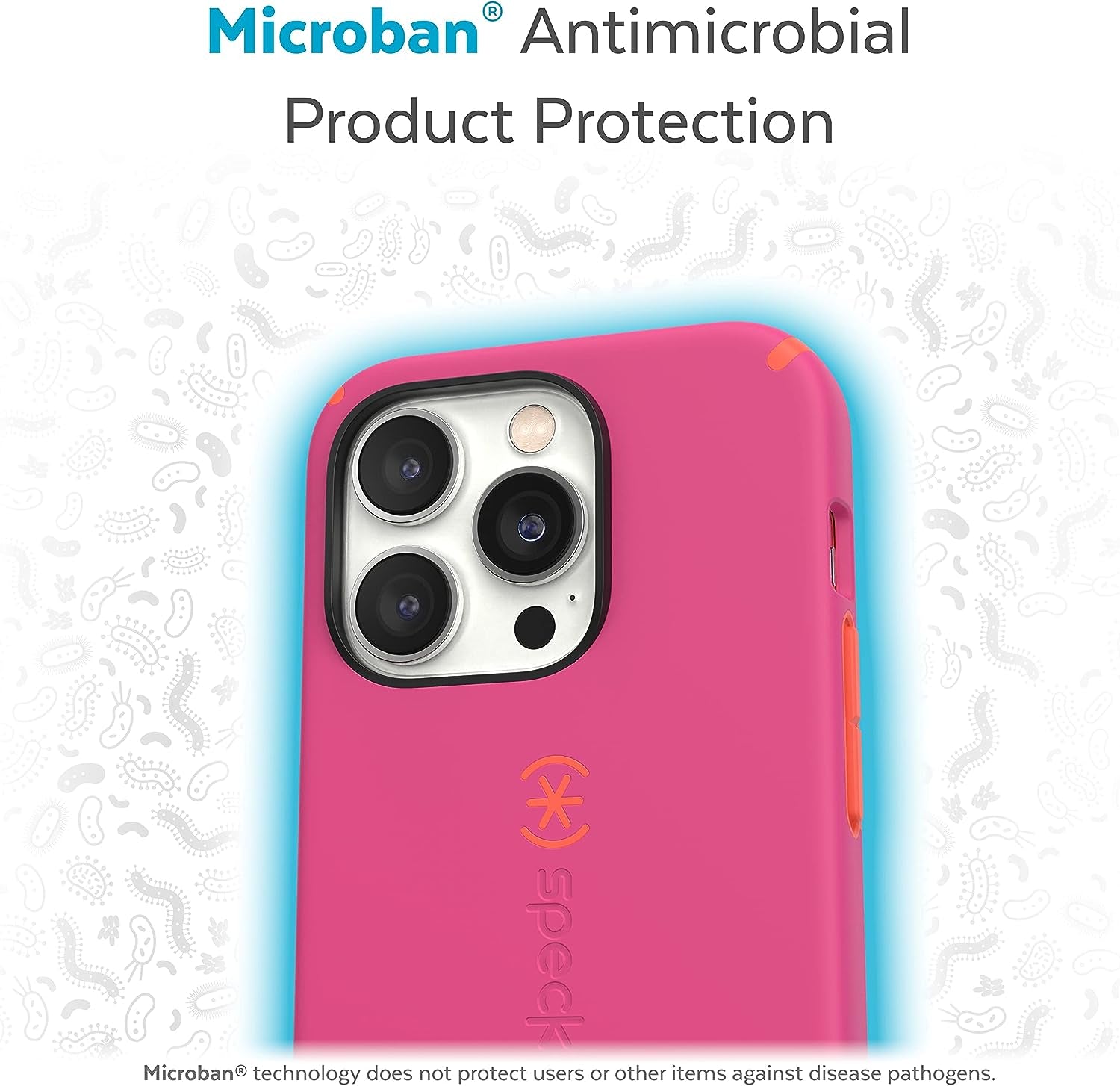 Speck Iphone 14 Pro Case - Slim Phone Case with Drop Protection, Scratch Resistant with Soft Touch for 6.1 Inch Iphone 14 Pro Case - Dual Layer Case, Digital Pink/Energy Red Candyshell Pro  Speck Products   